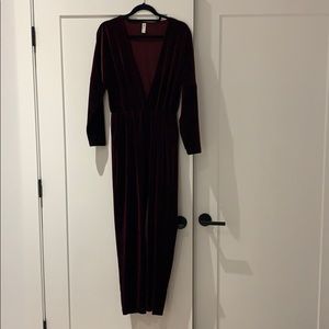 American Apparel Other - Red Velvet Jumpsuit American Apparel Other - Red Velvet Jumpsuit